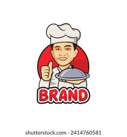 Logo-Design des Chefkochs