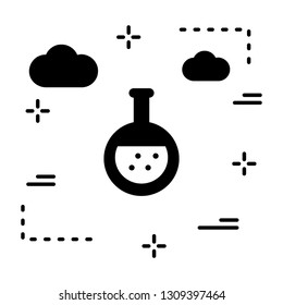 Vector chemistry icon