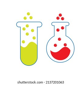 Vector chemistry logo or science logo