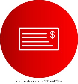  Vector Cheque Icon
