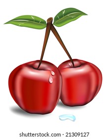 vector cherry