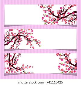 Vector Cherry blossom for Chinese New Year and lunar new year 
