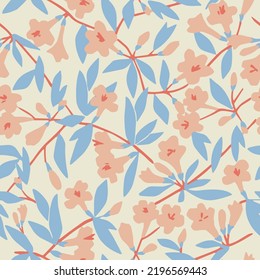 Ilustración de la floración del cerezo vectorial sin inconvenientes