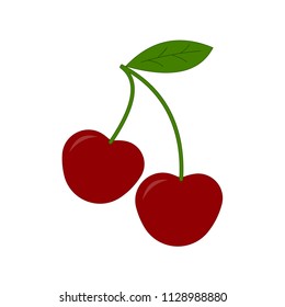 vector cherry - fresh fruit, natural berry