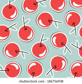 Vector Cherry pattern 