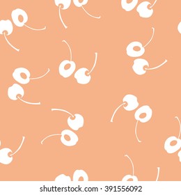 Vector cherry seamless pattern. background, pattern, fabric design, wrapping paper, cover.