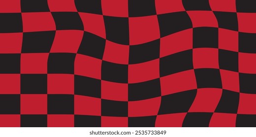 Vetor Chess Board ou Checker Board. Fundo abstrato.