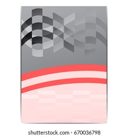 vector chess flag for racing concept cover design poster