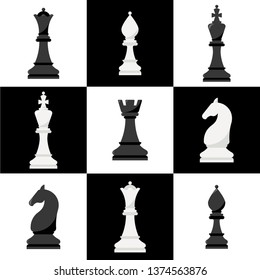 Vector chess icons