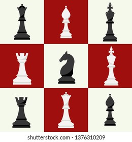Vector chess icons