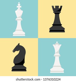 Vector chess icons