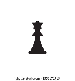 vector chess piece set for logo design,queen icon illustration design 