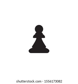 vector chess piece set for logo design,
pawn icon illustration design 