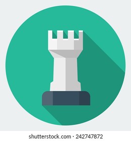 Vector Chess Rook icon