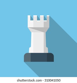 Vector Chess Rook icon