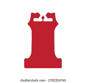 vector chess rook illustration icon
