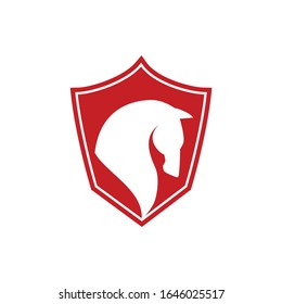 Vector chess Shield Theme Logo Icon Design Template