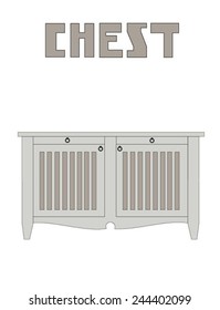 Vector chest pattern (Can be used as texture for cards, invitations, DIY projects, web sites or for any other design) 