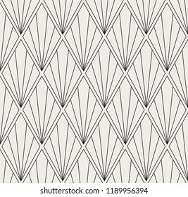 Vector chevron abstract seamless pattern. Geometric classical background. Retro stylish texture.