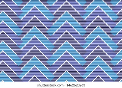 Vector Chevron pattern design illustration