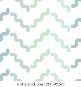 Vector chevron pattern, green geometric abstract background, seamless repeat.