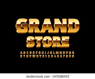 Vector Chic Banner Grand Store 3d Stock Vector (Royalty Free ...