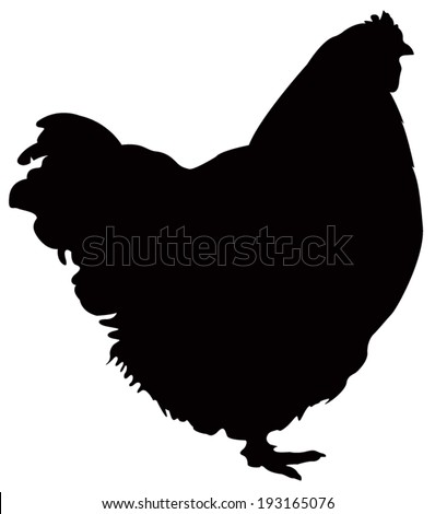 Vector Chicken Stock Vector (Royalty Free) 193165076 - Shutterstock