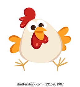 Vector - chicken cartoon illustration