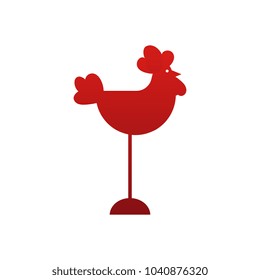 Vector chicken logo