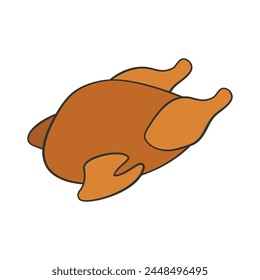 Vector de carne de pollo producto de carnicería.