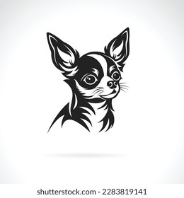 Vector of a chihuahua dog design on white background. Pet. Animals.