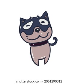 VececectorKinderhundedesign, Für Postkartenbanner, handgezeichnet