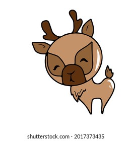Vector children's holiday design on a white isolated background for postcards banners.Very funny and cute, stickers.