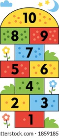 Vector. Children's street game classics