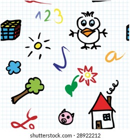 vector - child's seamless pattern