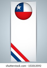 Vector - Chile Country Set of Banners