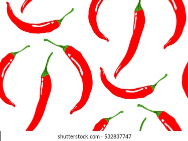 Vector Chili Pattern