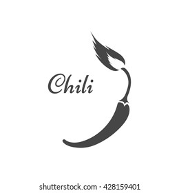 Vector - chili pepper symbol.