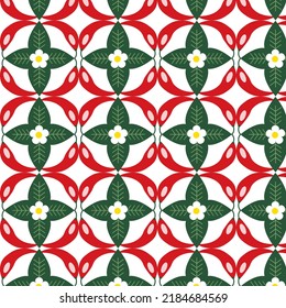 vector chili peppers pattern design