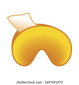 Vector China Cute Cartoon Fortune Cookie Isolated