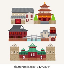 vector of Chinatown 