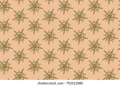 Vector Chinese abstract pattern background (zentangle