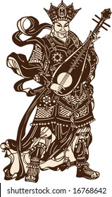 Vector of Chinese Ancient Soldier