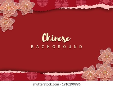 Vector of Chinese background template