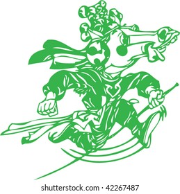 Vector of Chinese Cartoon Character
