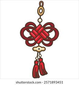 a vector of a Chinese charm