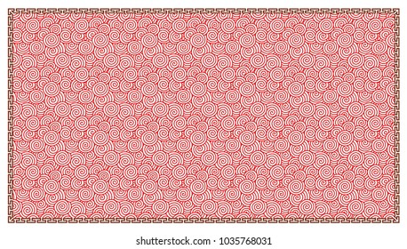 Vector Chinese cloud pattern background textured isolated