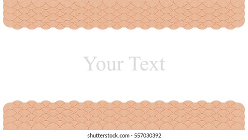 Vector Chinese cloud pattern frame