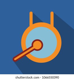 vector of chinese drum for dragon dance