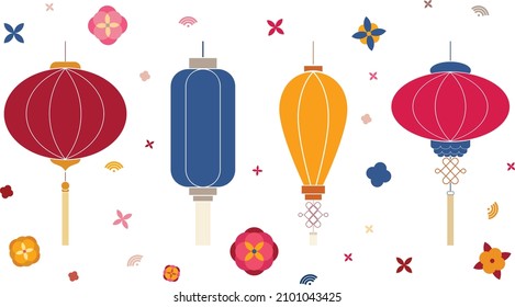 Vector of the Chinese elements - china new year